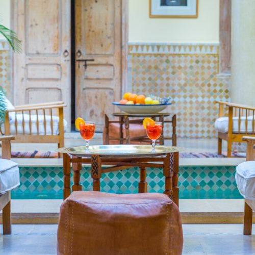 RIAD AZOULAY marrakech piscine cocktail