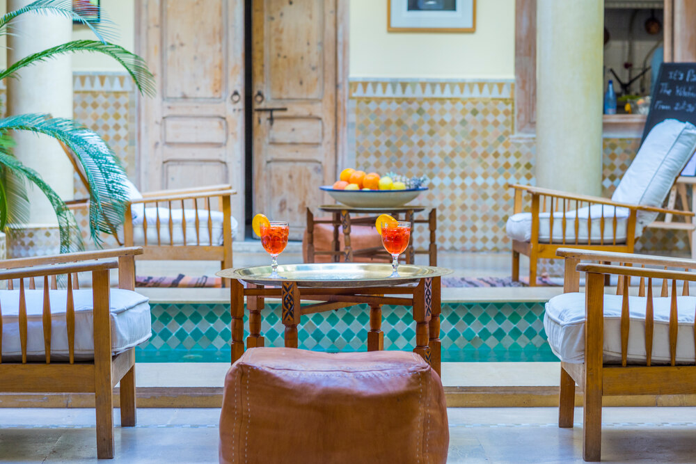 RIAD AZOULAY marrakech piscine cocktail